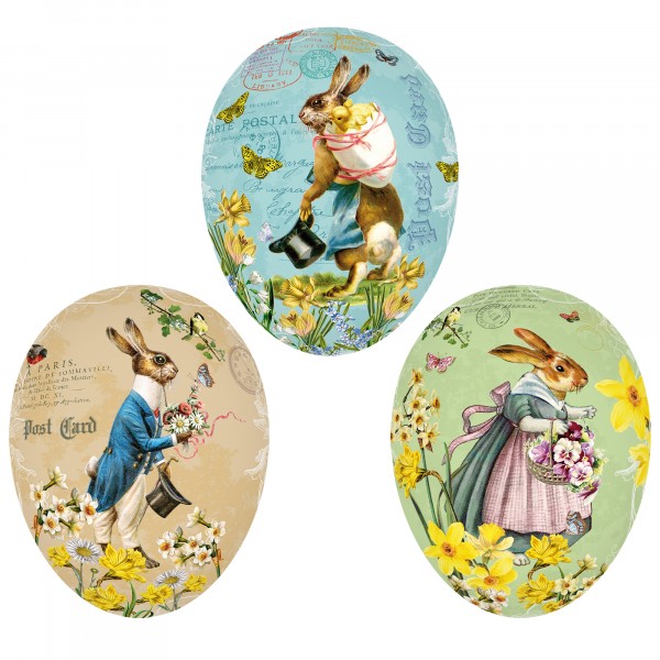 cardboard egg HASENPOST 120mm sorted