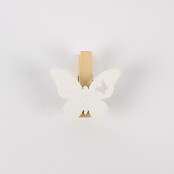 Wooden clamp butterfly 38mm