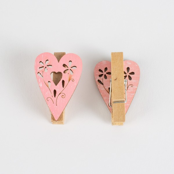 Wooden heart clamp 39mm