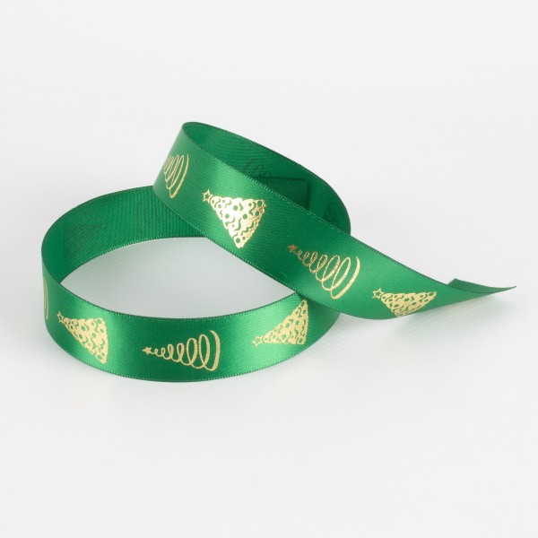 CHRISTMAS TREE 23, satin ribbon