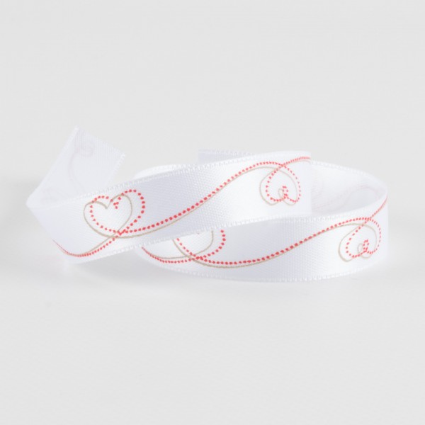 HERZLICH 15, satin ribbon