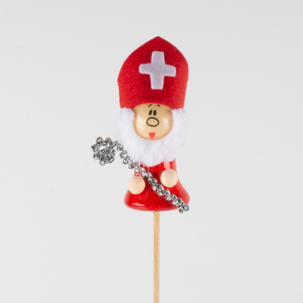St. Nicholas on stick 80mm