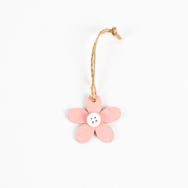 Wood flower to hang 45mm
