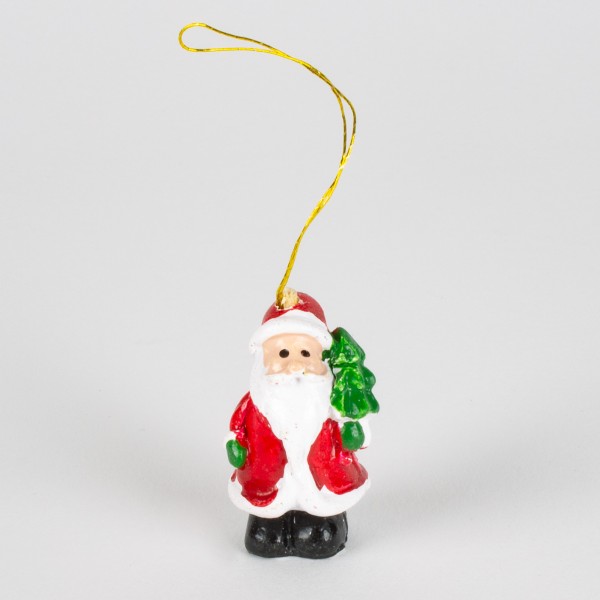 Poly Father Christmas 35mm for hanging
