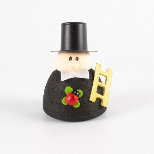 Chimney sweeper with cloverleaf and ladybird75mm