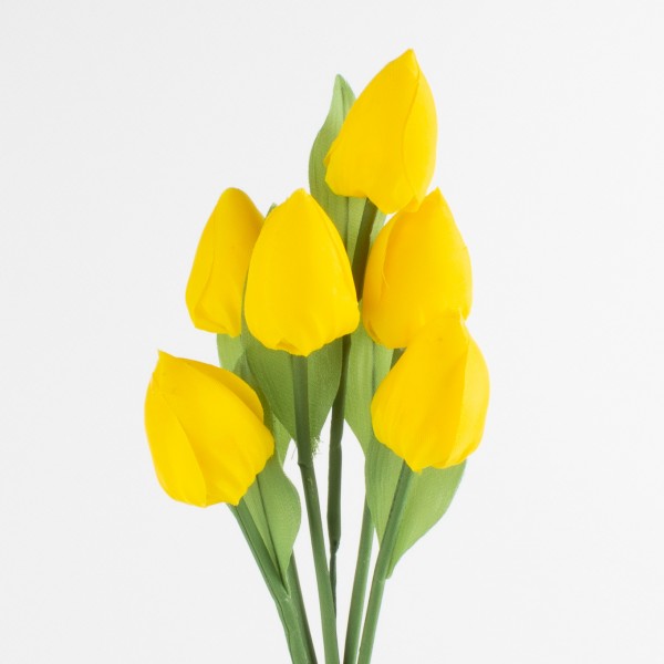 Tulpe mit Blatt 32mm, 6 Stück/Bund
