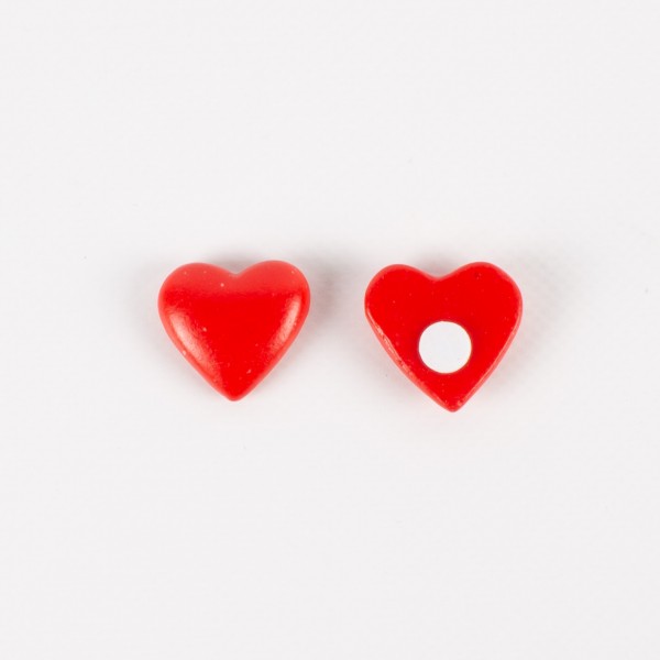 Poly Herz 35mm mit Klebepunkt