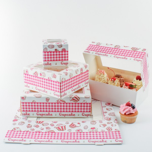 SWEET Cupcake window box with insert