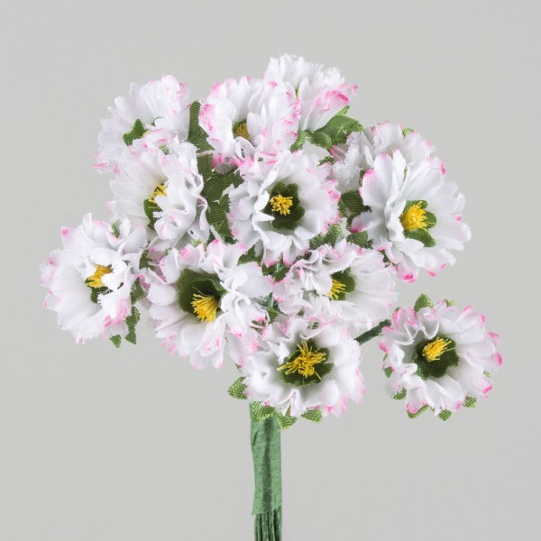 Gänseblümchen 18mm, 12 Stück/Bund