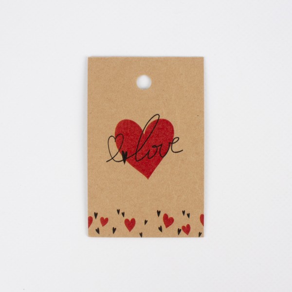 Papier Hänger GROSSE LIEBE 85mm