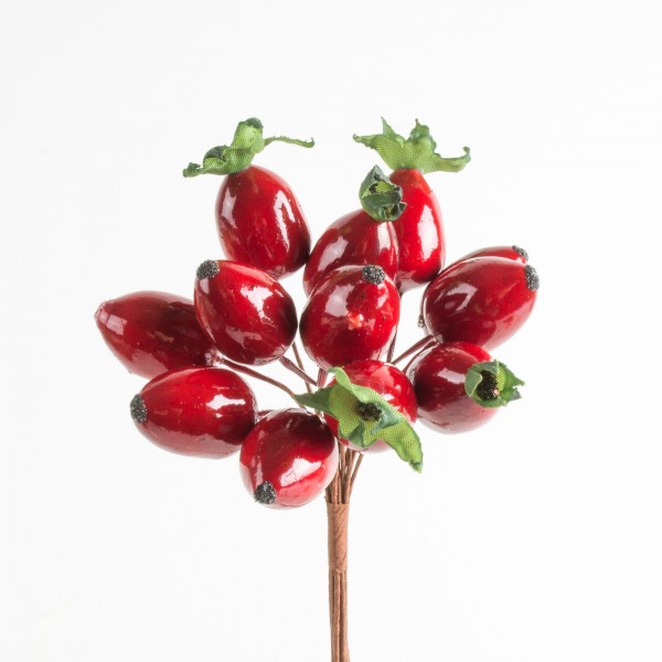 Rose hips 16mm, 12 pieces/bunch
