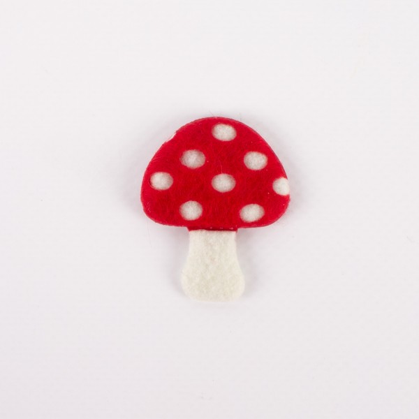 Felt fly agaric 40mm