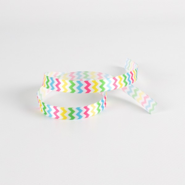 SPRING CHEVRON 10, satin ribbon