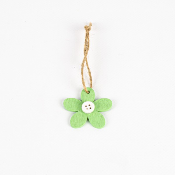 Wood flower to hang 45mm