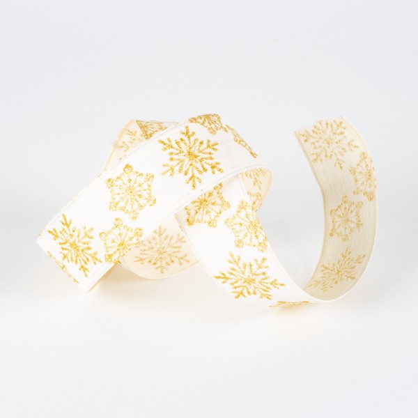 ICE FLOWER 25, Baumwollband