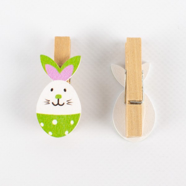 Holz Osterhase Klammer 45mm