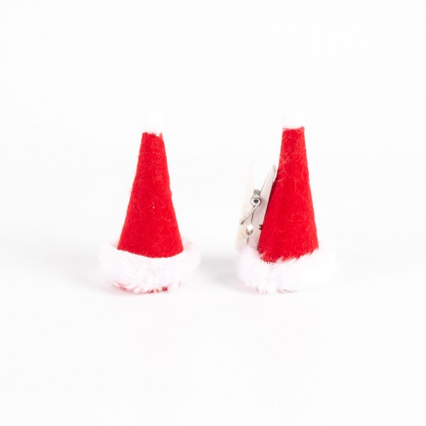 Weihnachtsmütze Klammer 70mm