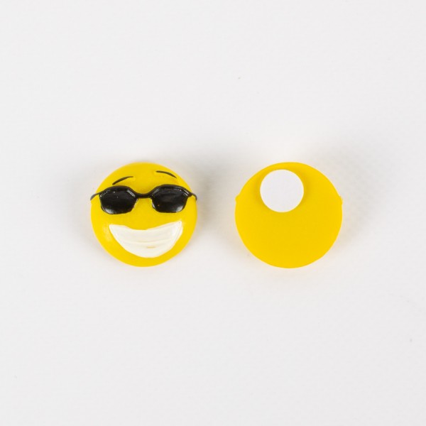 Poly Smiley 25mm mit Klebepunkt