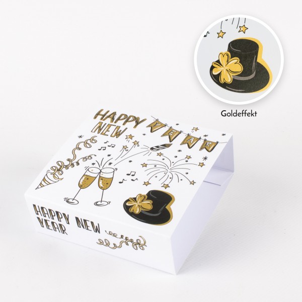 CLASSIC EDITION 04 "HAPPY NEW YEAR", Schuber geklebt