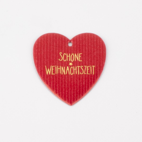 WEIHNACHTSHERZ 55mm zum Hängen