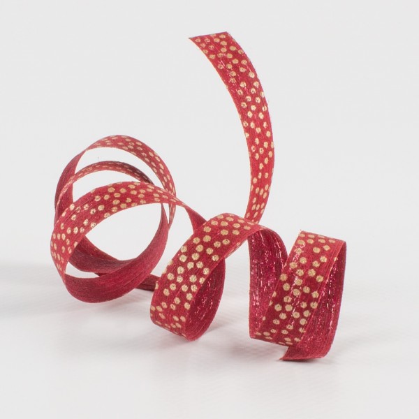 GLIMMER DOTS 10, curl ribbon