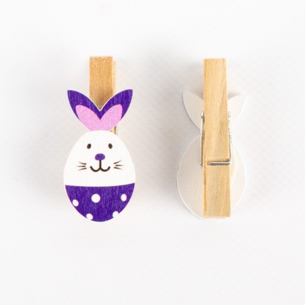 Wooden easter bunny clamp 45mm