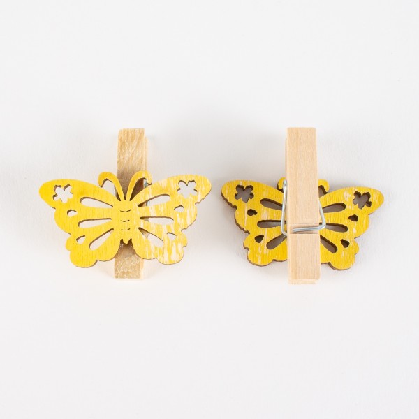 Holz Schmetterling Klammer 40mm