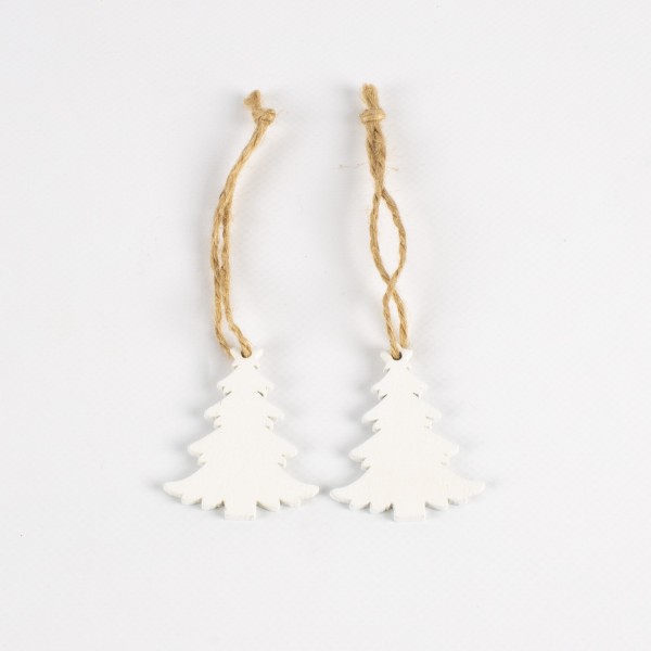 Holz Weihnachtsbaum 50mm zum Hängen