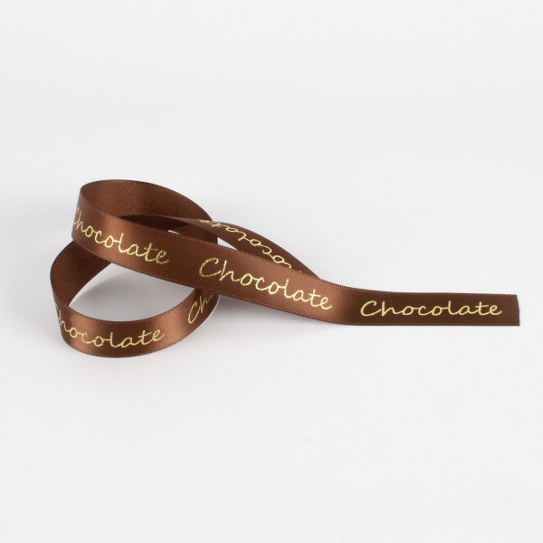 CHOCOLATE 15, satin ribbon