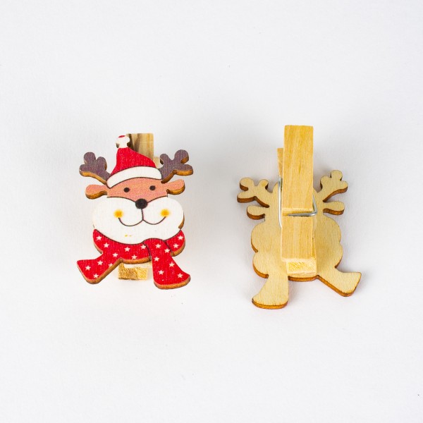 Holz Rentier Klammer 38mm