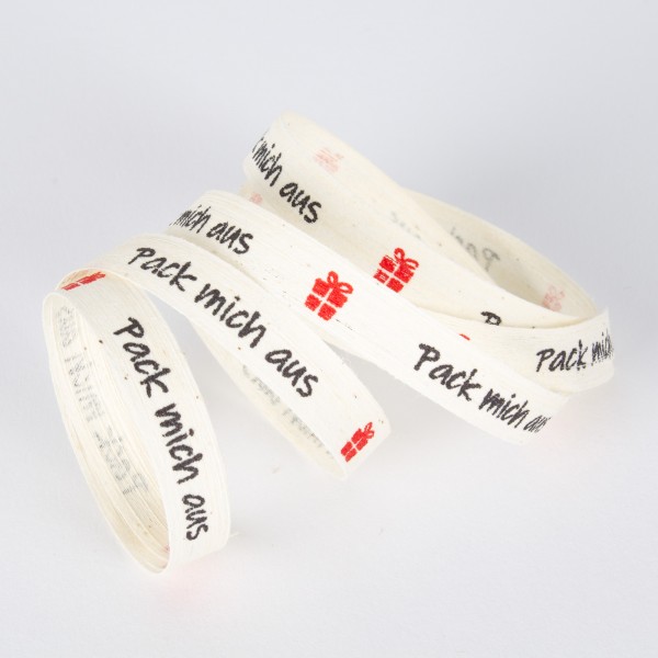 PACK MICH AUS 10, Baumwoll-Ringelband