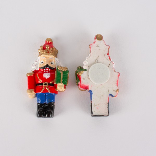 Poly Nussknacker König 58mm mit Klebepunkt