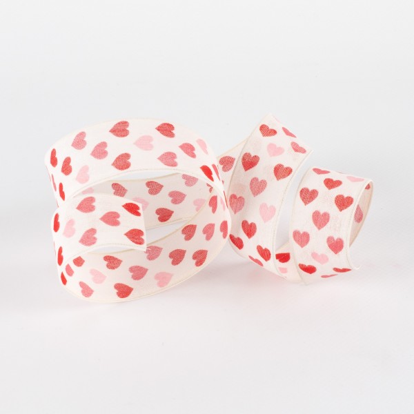 HERZENSGLÜCK 25, cotton ribbon