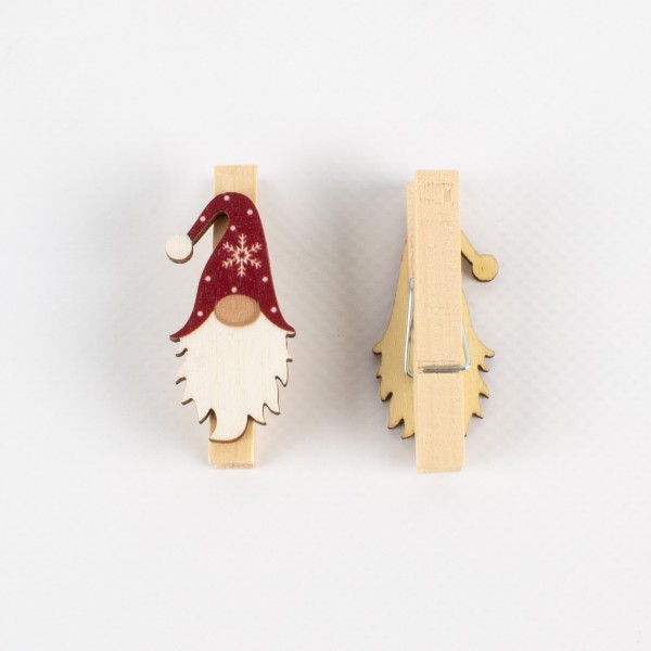 Wood Christmas gnome clamp 48mm