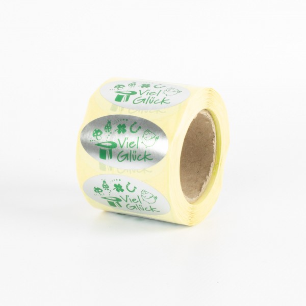 VIEL GLÜCK Etiketten
