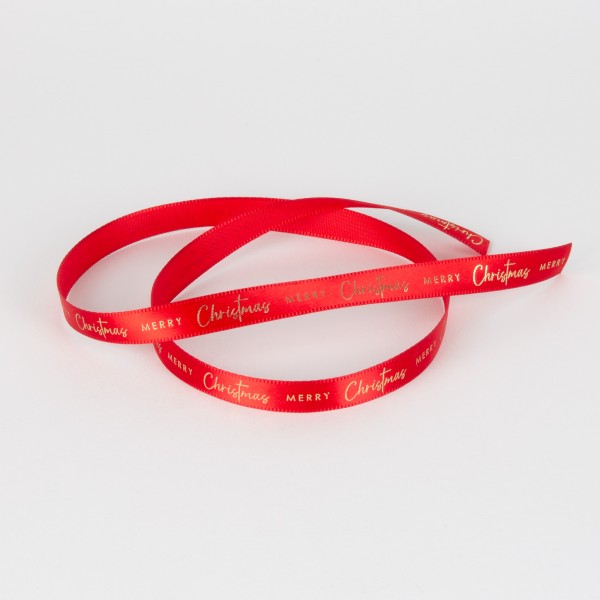 MERRY CHRISTMAS 10, Satinband