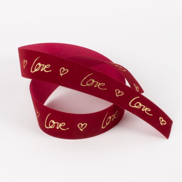 LOVE, LOVE, LOVE 25, ribbon