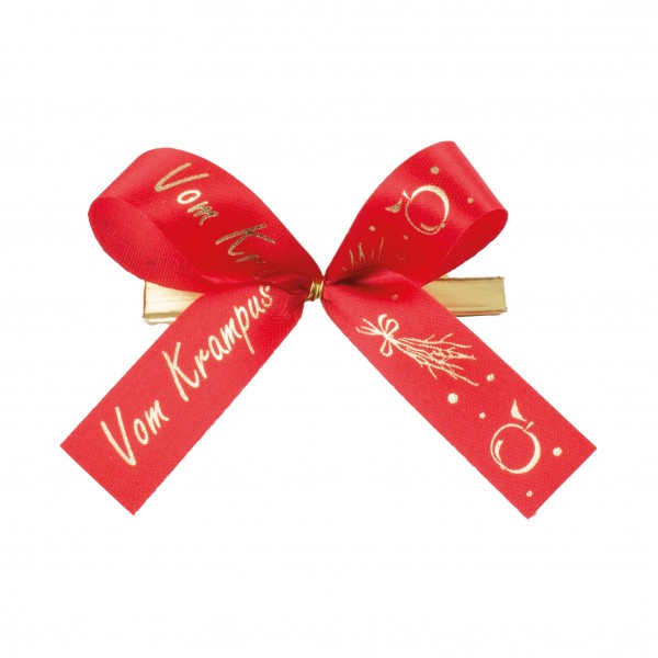 VOM KRAMPUS 15 bow gold clip