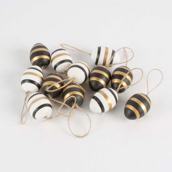 Plastic Egg 40mm for hanging, assorted