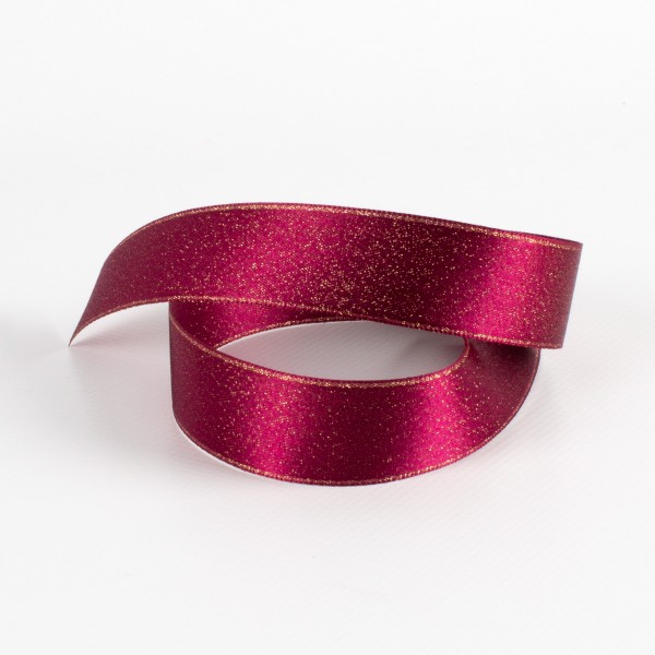 GLITTER SATIN 25, Satinband