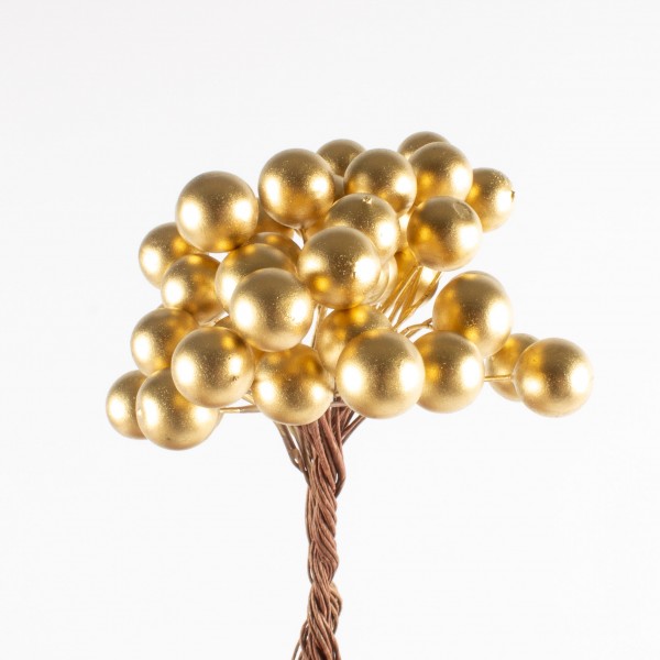 Deko-Beeren d=10mm am Draht