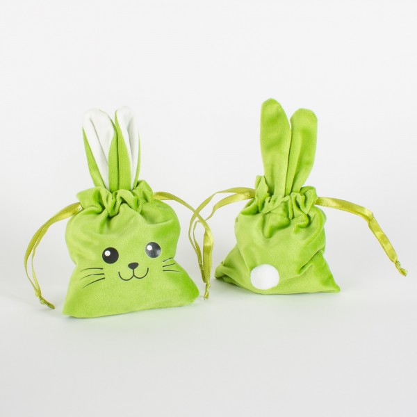 Samt Beutel EASTER BUNNY 120mm