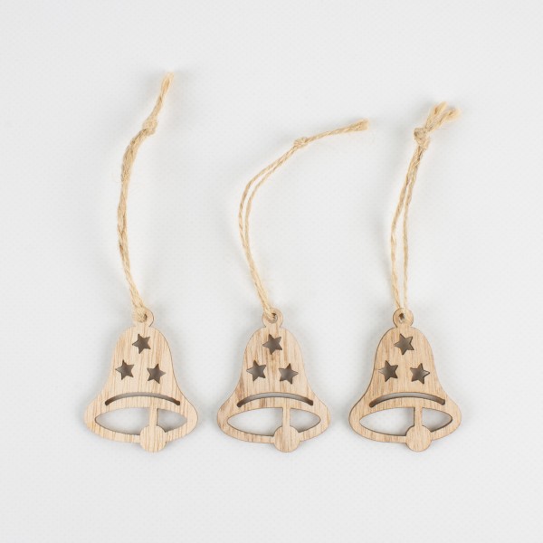 Wooden bell for hanging 50mm