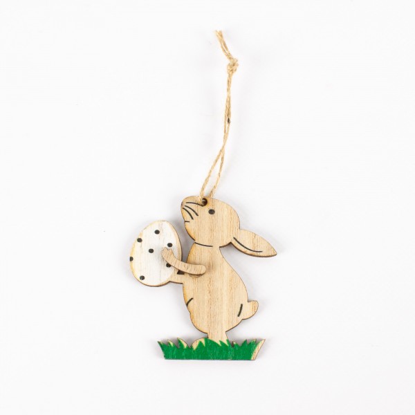 Wooden Rabbit to hang 70mm