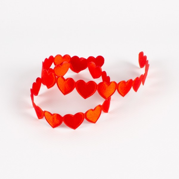 LOVELY HEARTS 15, satin ribbon
