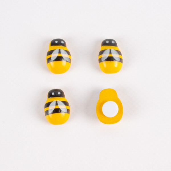 Wood bee 19mm with glue dot