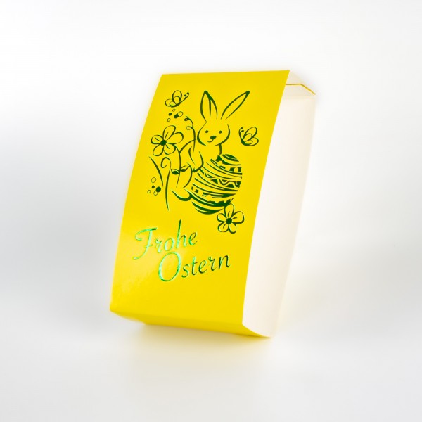 FROHE OSTERN 70, banderole embossing green