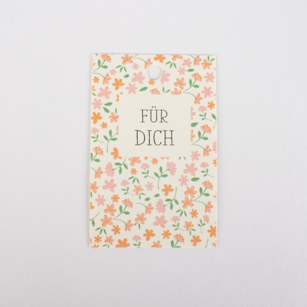 Papier Hänger FÜR DICH 85mm