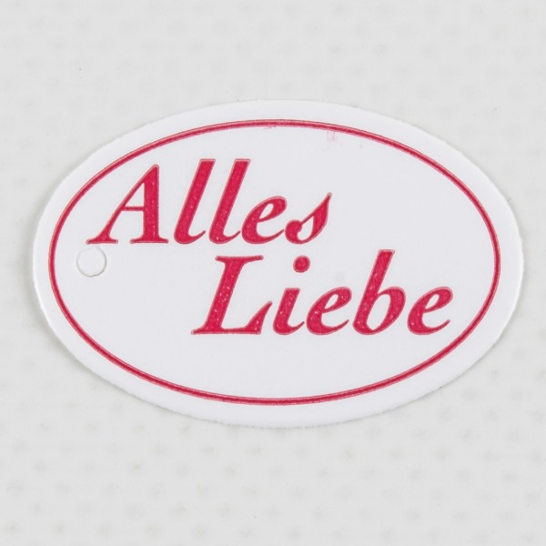 ALLES LIEBE AK 3020 oval, Pendant cards