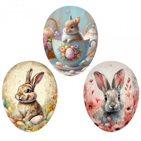 Pappei HÄSCHEN 090mm sortiert